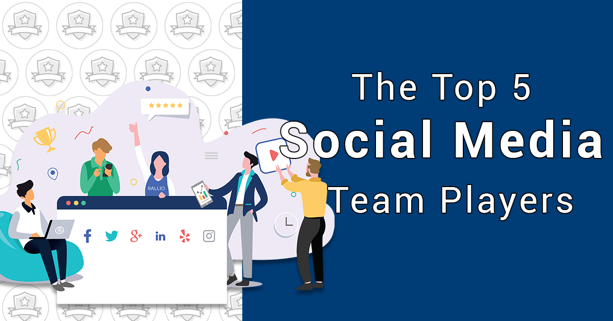 Top 5 social media team players