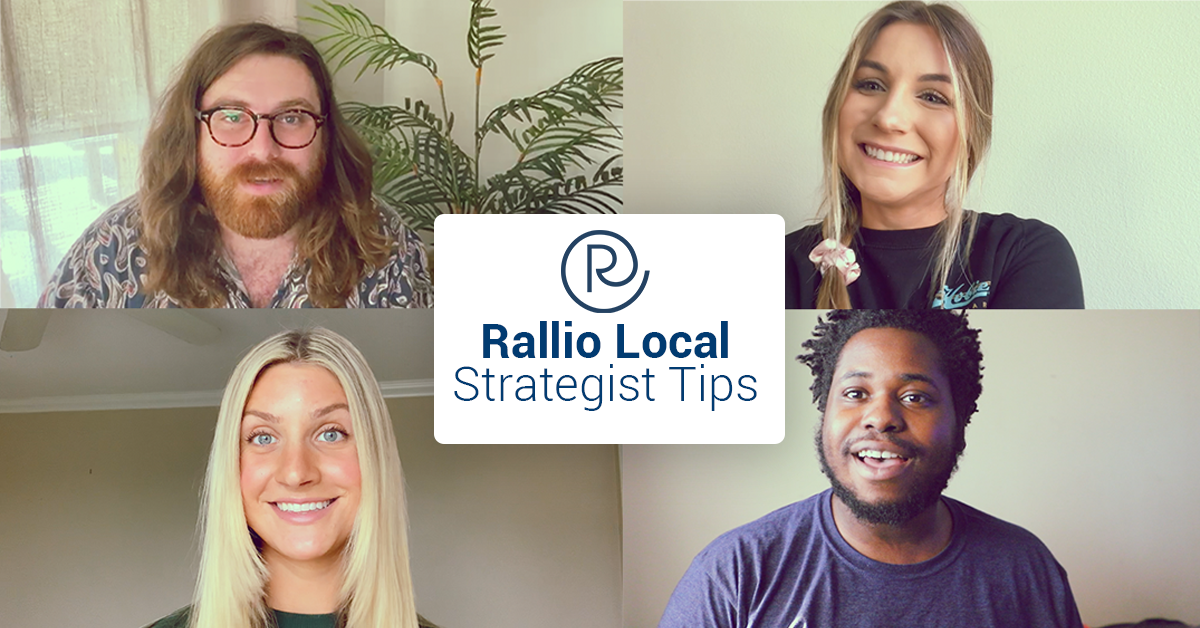 Rallio Local Strategist Tips