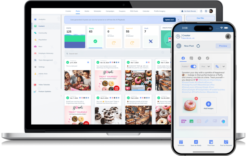 Rallio’s centralized dashboard