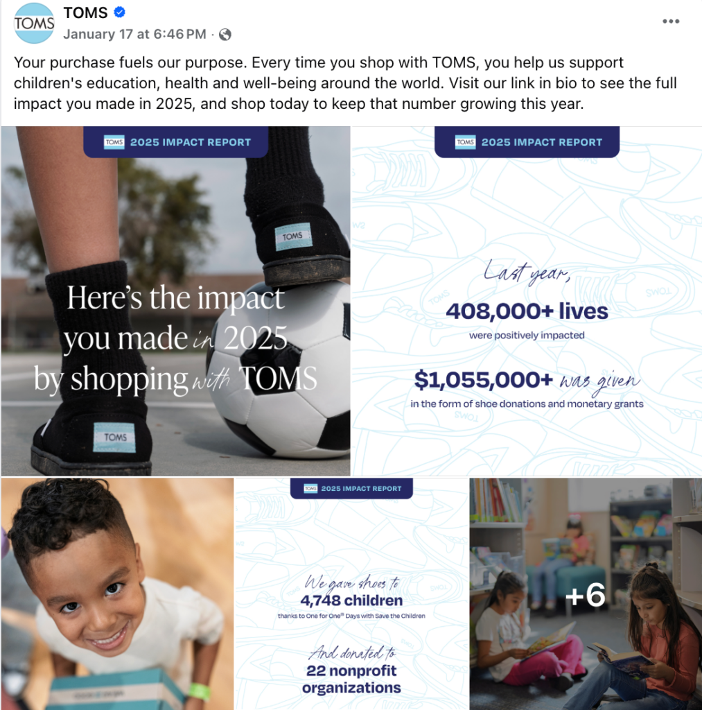 Social brand values examples