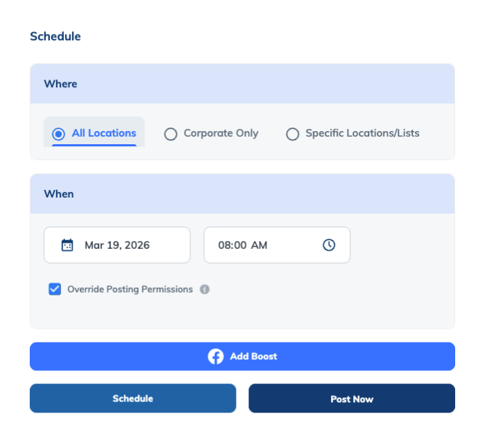 sm post scheduler_hubv2